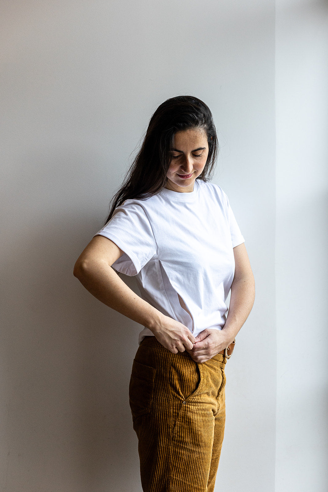 PACK DUO — LE TEE-SHIRT D'ALLAITEMENT LOU Blanc & Noir